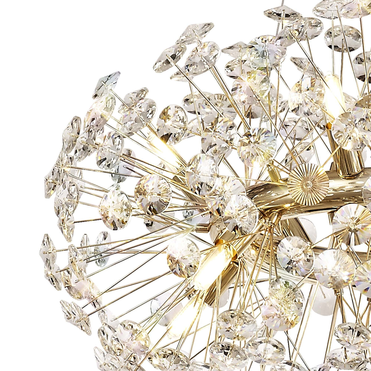 Bridestowe Pendant G9 12 Light in French Gold & Clear Crystal