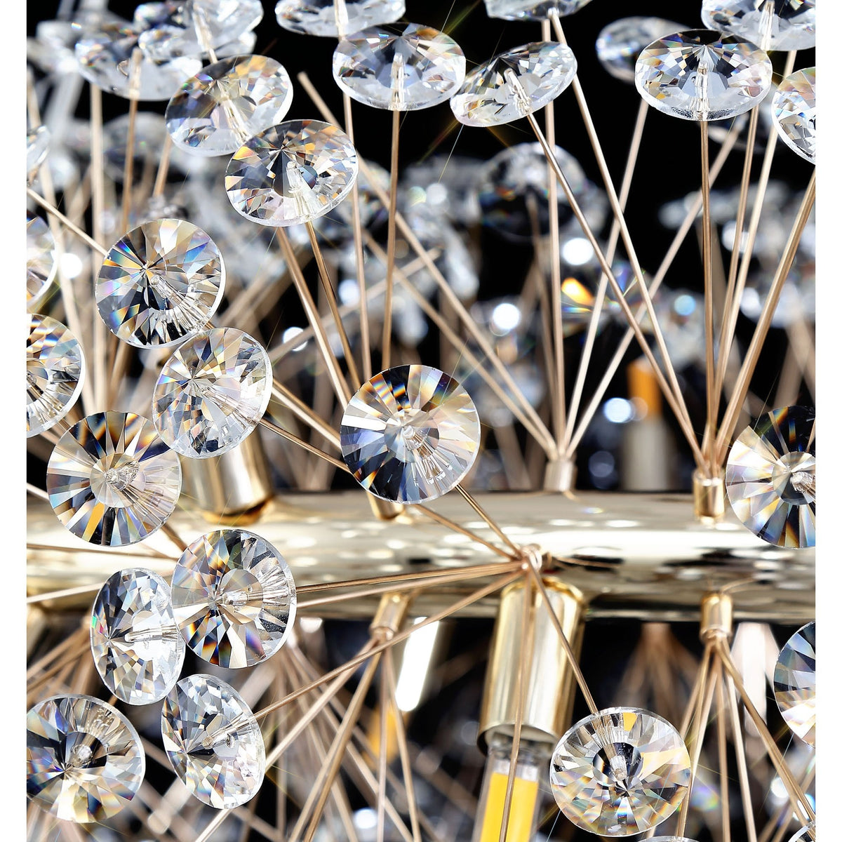 Bridestowe Pendant G9 12 Light in French Gold & Clear Crystal