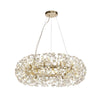 Bridestowe Pendant G9 20 Light in French Gold & Clear Crystal