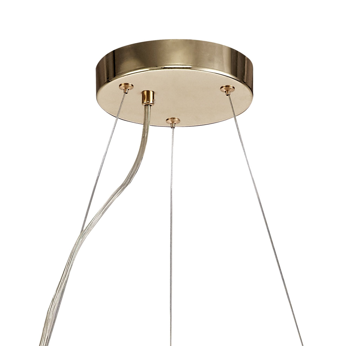 Bridestowe Pendant G9 20 Light in French Gold & Clear Crystal