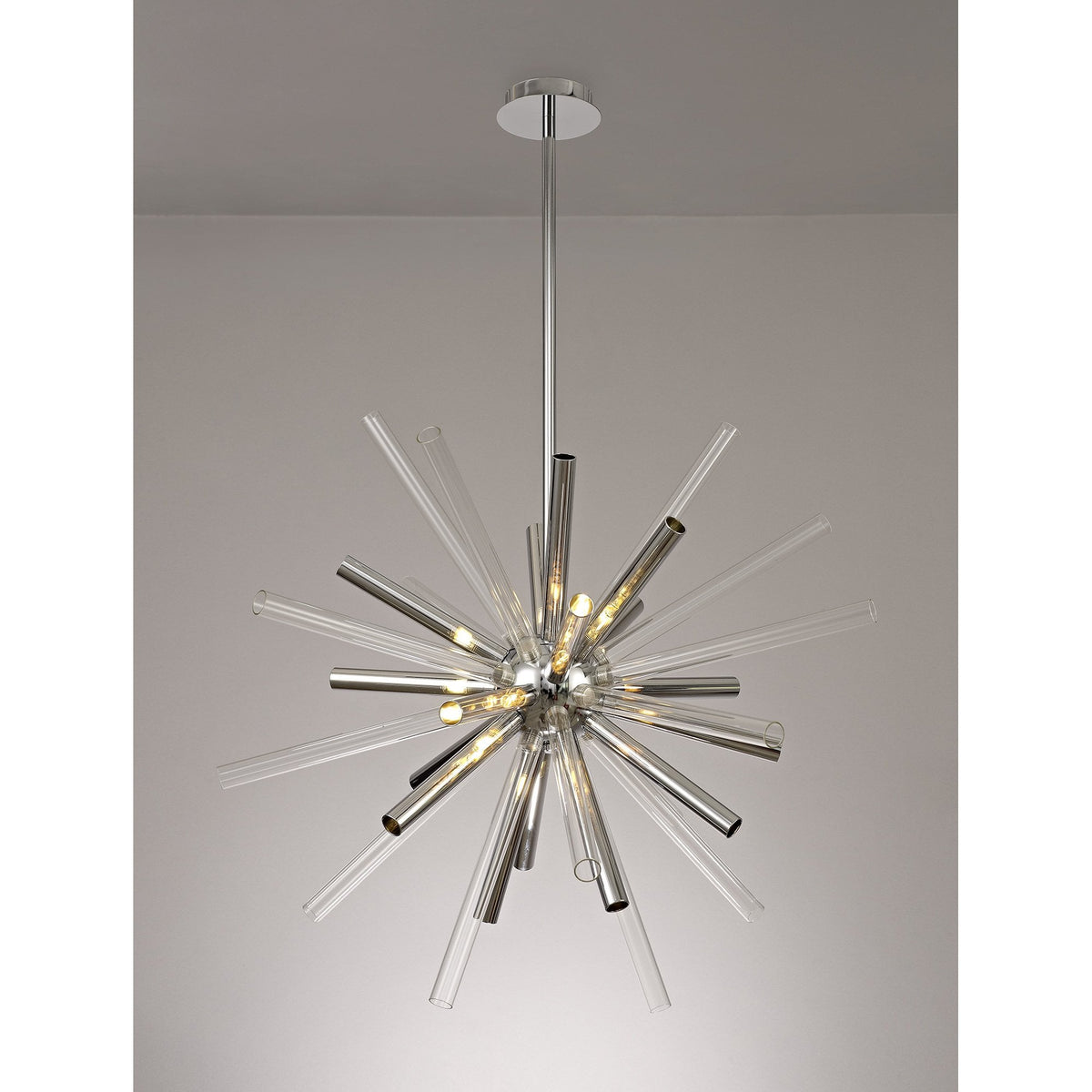 Frithelstock 16 Light Pendant in Polished Chrome with Clear Glass