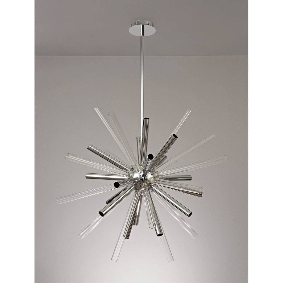 Frithelstock 16 Light Pendant in Polished Chrome with Clear Glass