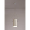 Ashreigney Single Pendant in Satin Nickel and Polished Chrome