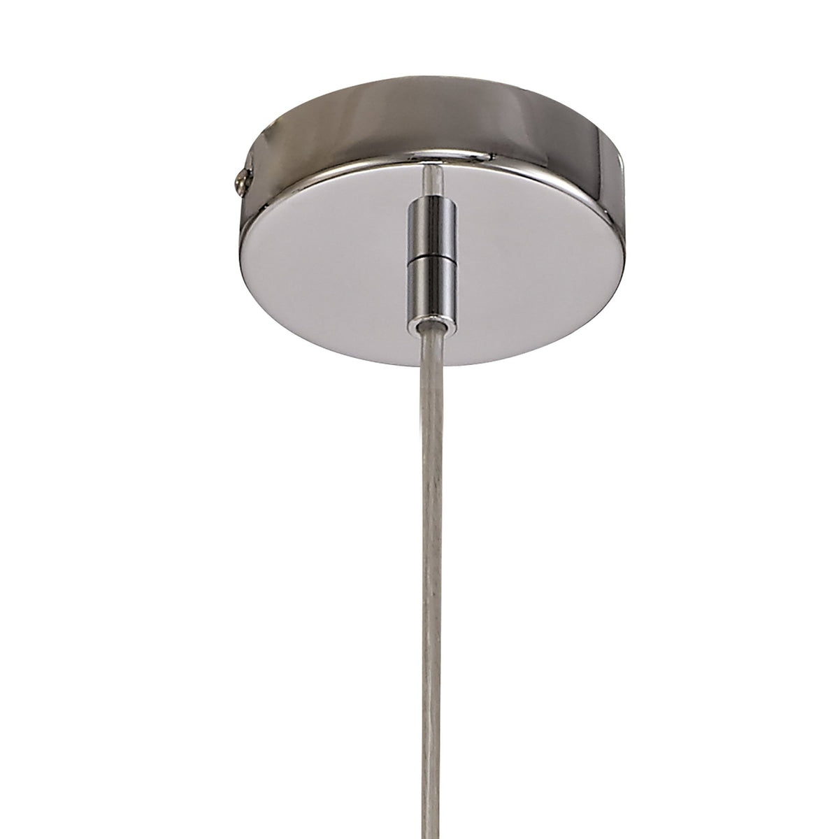 Ashreigney Single Pendant in Satin Nickel and Polished Chrome