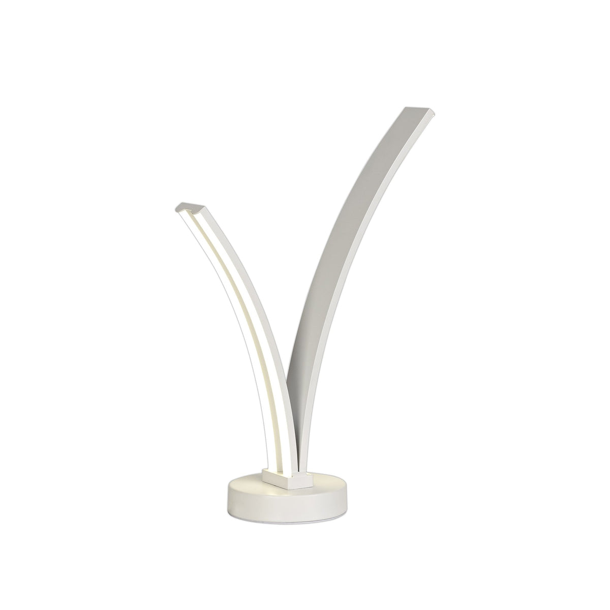 Revelstoke 2 Light Table Lamp in White