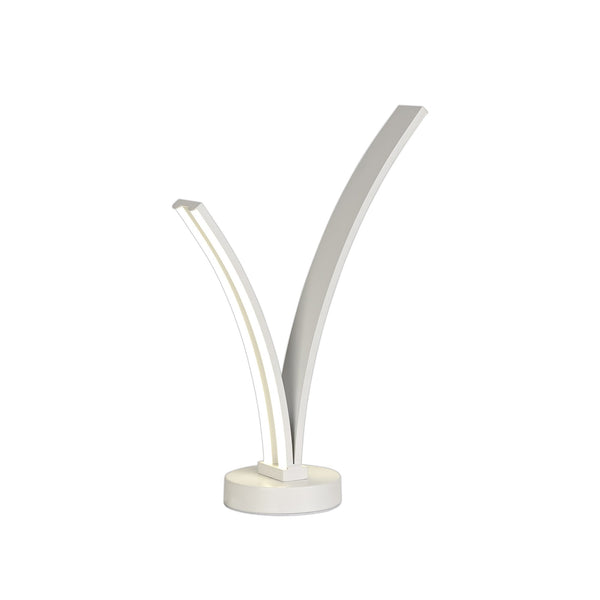 Revelstoke 2 Light Table Lamp in White