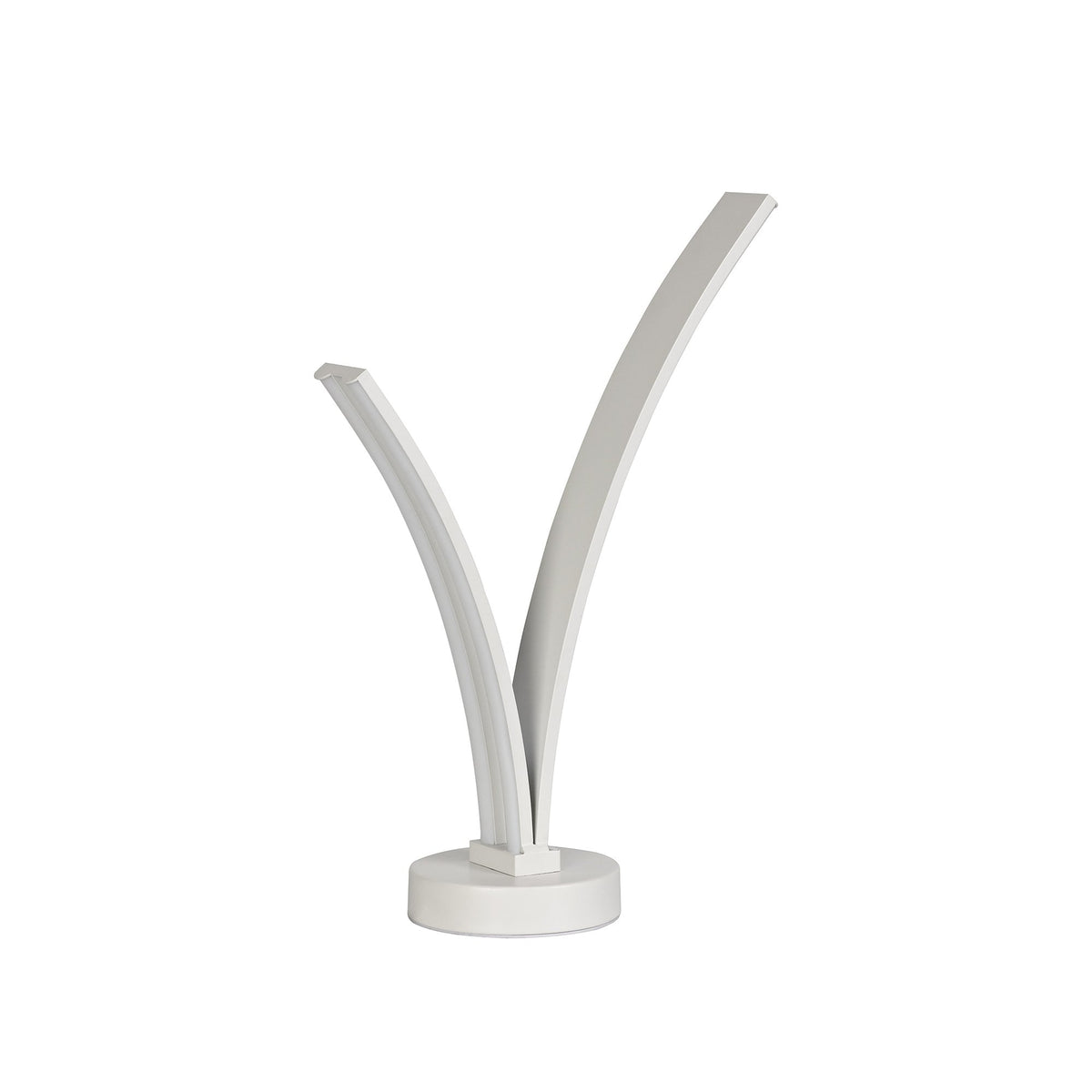 Revelstoke 2 Light Table Lamp in White