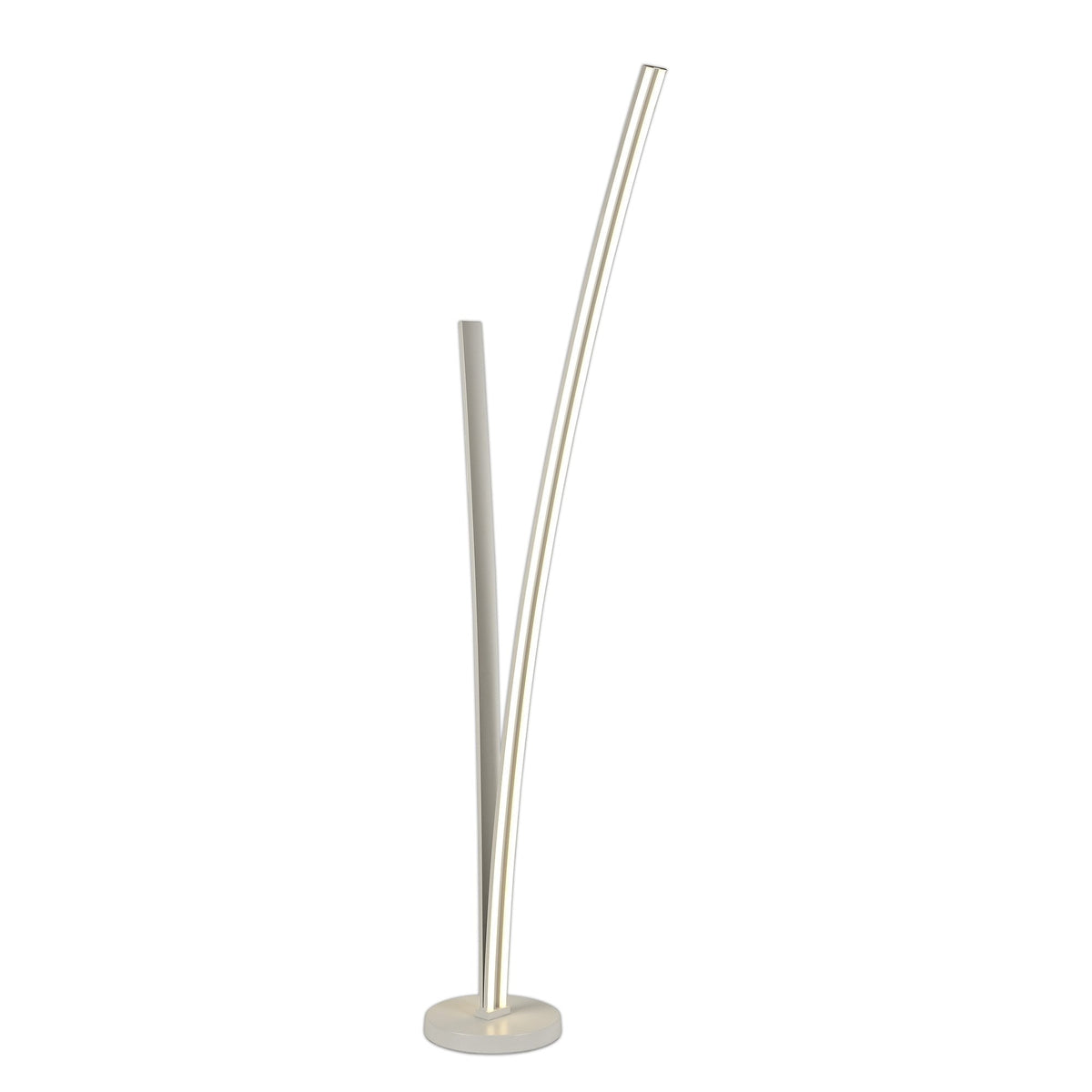 Revelstoke 2 LED Floor Lamp Dimmable in White