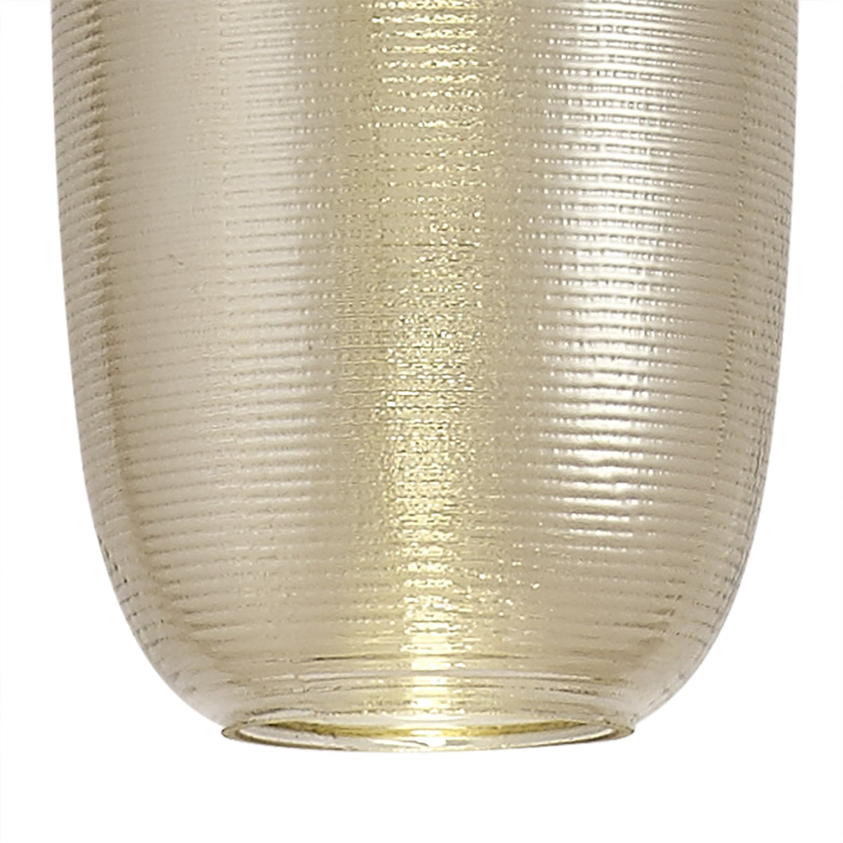 Bigbury 8W LED Chrome Pendant with Champagne Glass