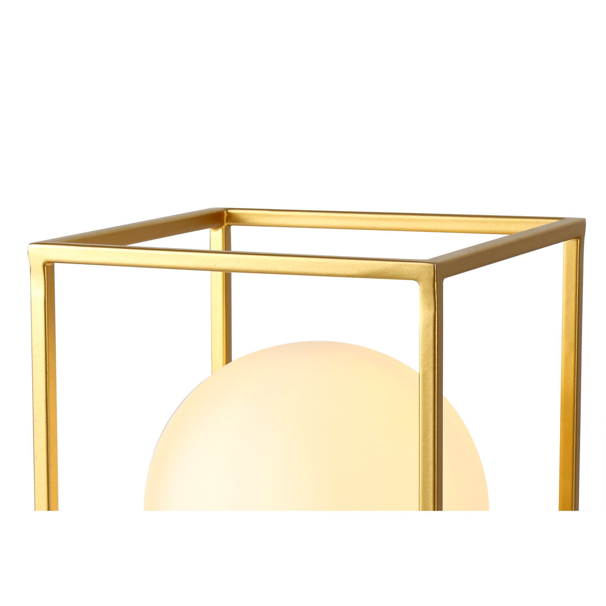 Holcombe Table Lamp in Matt Black & Painted Gold