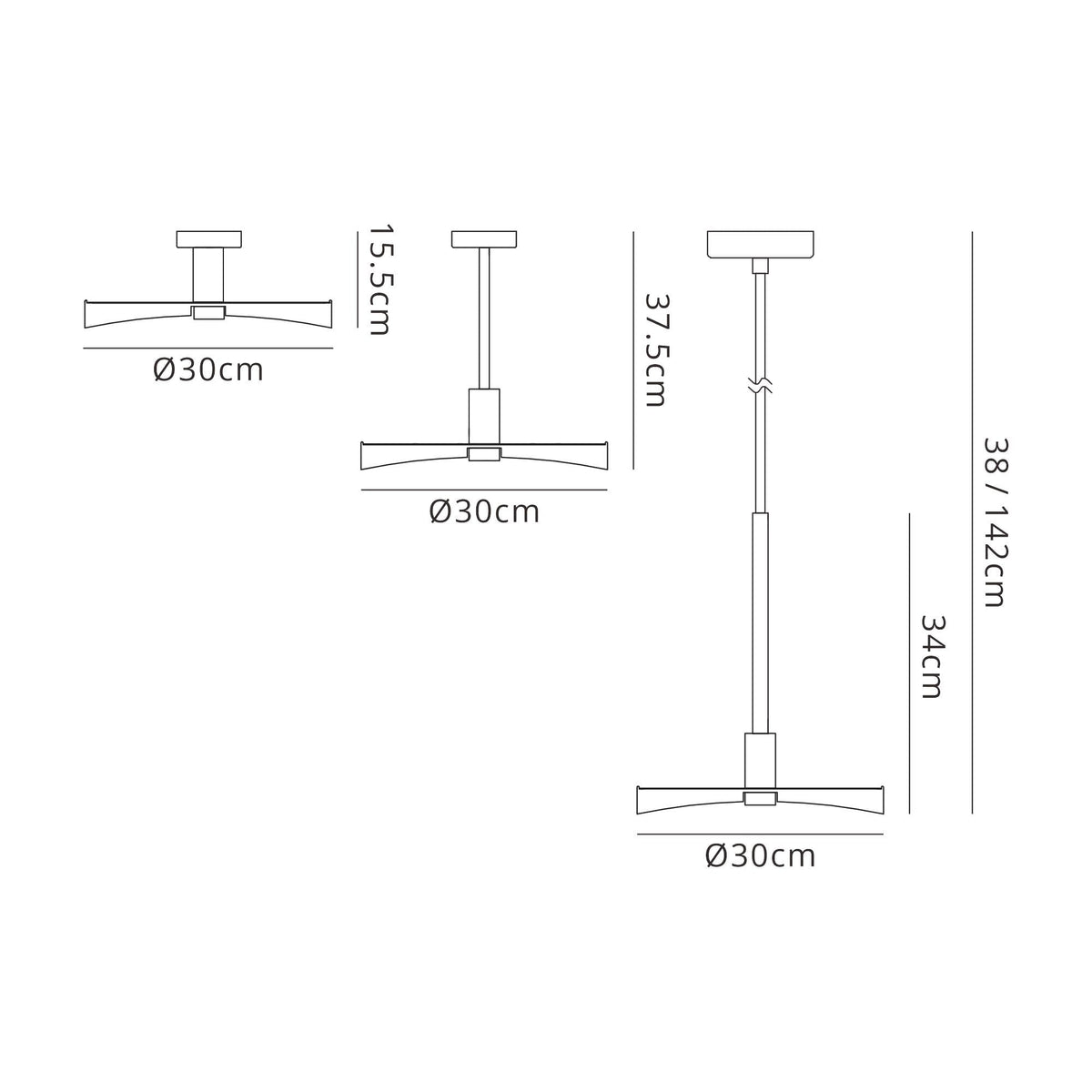 Loxbeare E27 Marble Effect Pendant