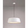 Kingsbridge Large E27 Gloss White Pendant