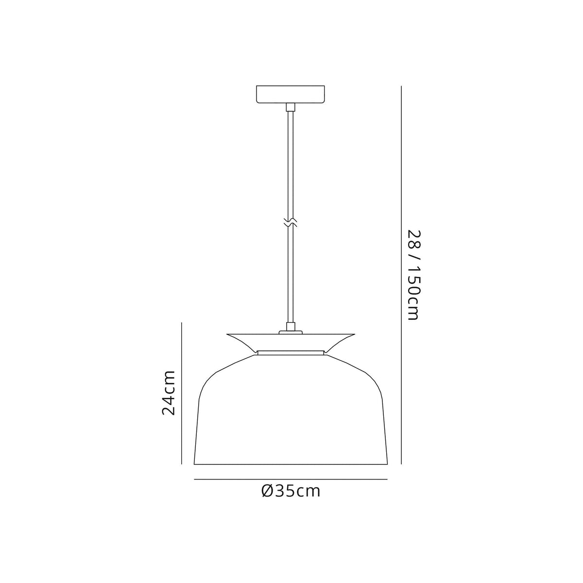 Thurlestone Gloss Coffee Pendant