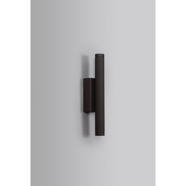 Pilton Dark Grey IP54 LED Wall light 6W 3000K 300lm