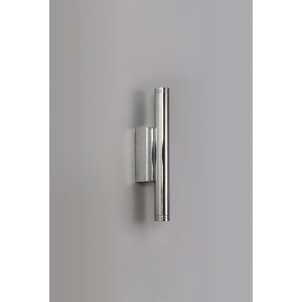 Pilton Polished Chrome IP54 LED Wall light 6W 3000K 300lm