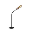 Wooton Flexible Table E27 Lamp in Black and Brushed Copper