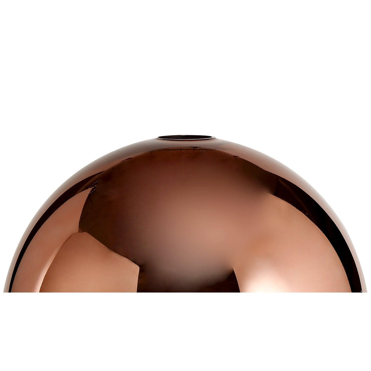 Atherington 30cm Globe in Copper & Clear Glass