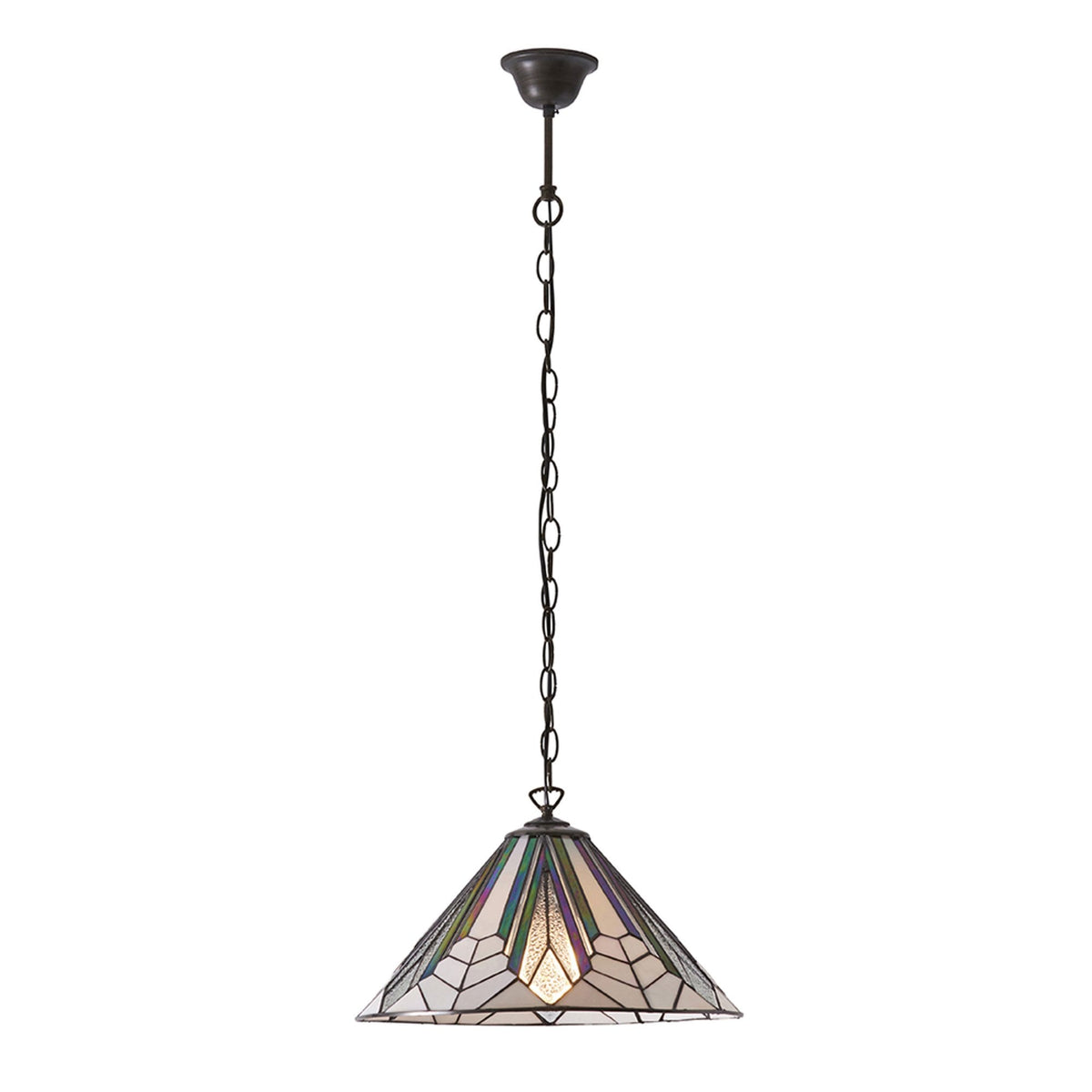 Astoria Medium 1 Light Tiffany Pendant Light