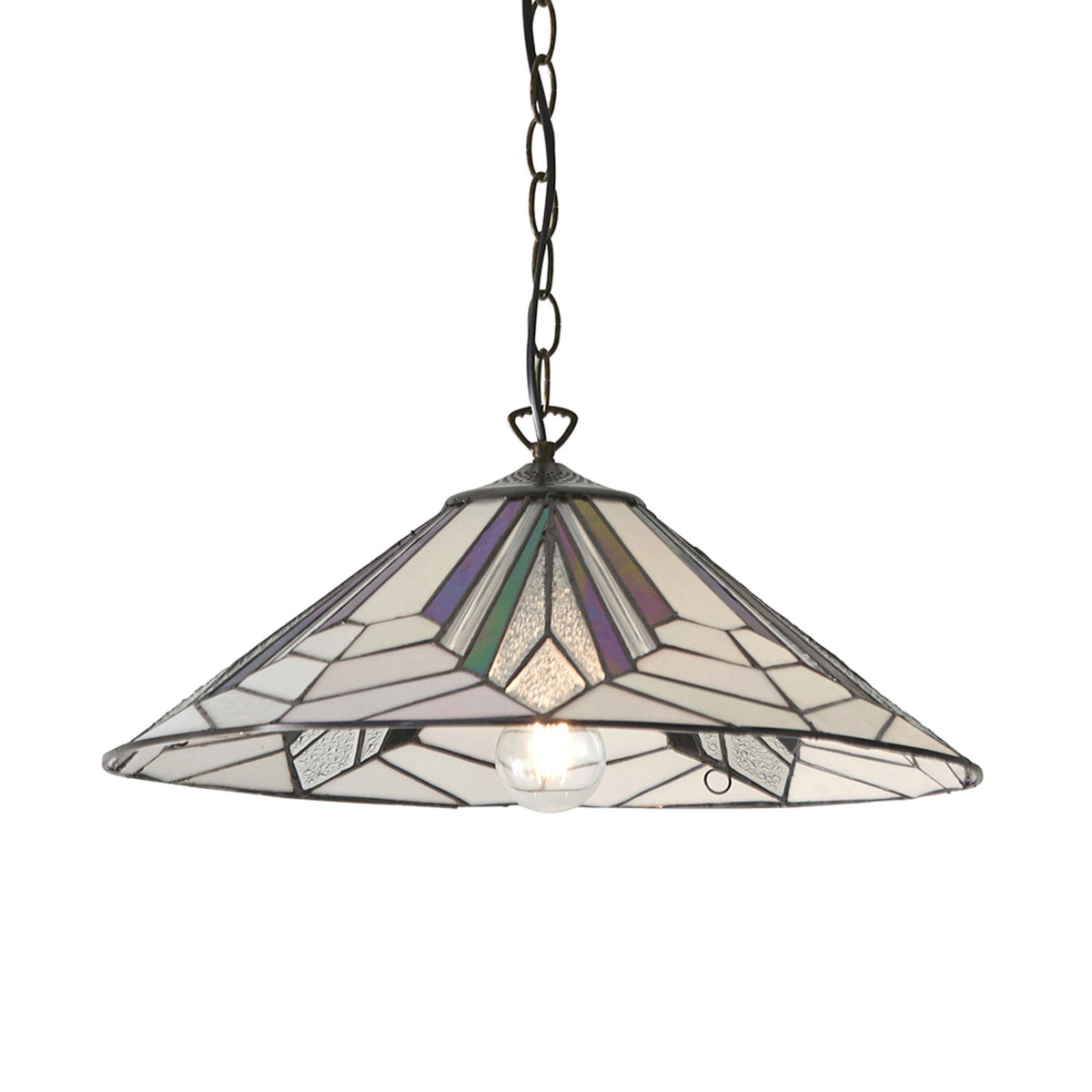 Astoria Large 1 Light Tiffany Pendant Light