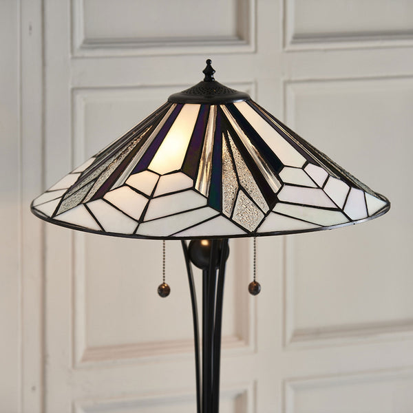 Astoria Tiffany Glass Switched Floor Lamp