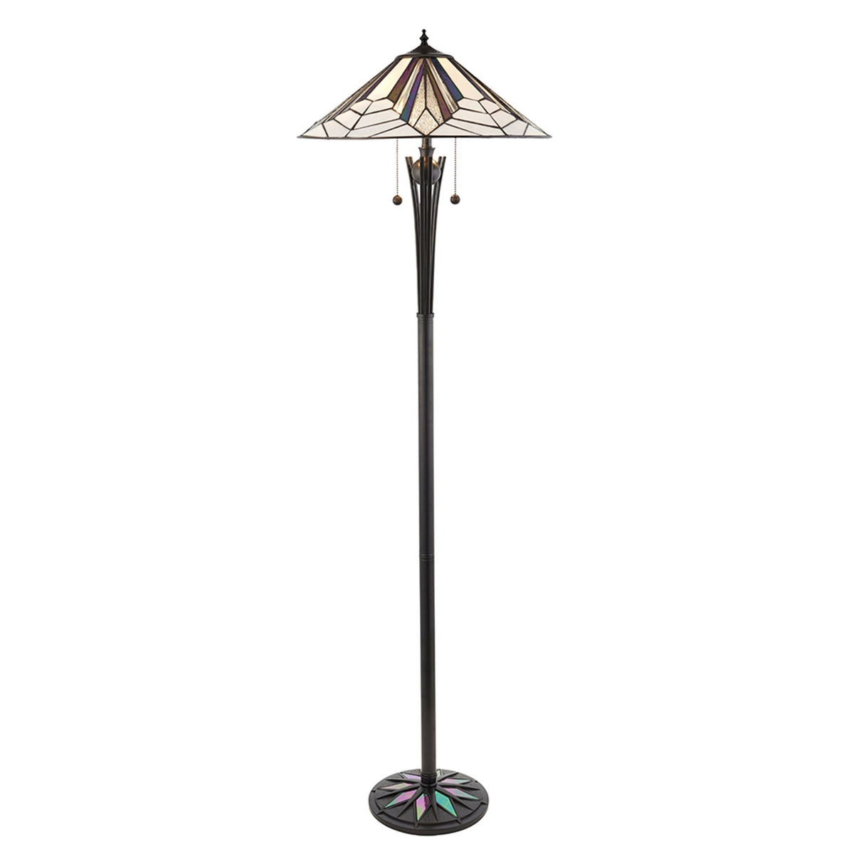 Astoria Tiffany Glass Switched Floor Lamp