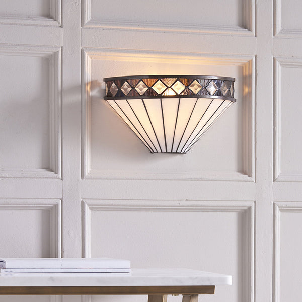 Fargo Tiffany Glass Wall Light