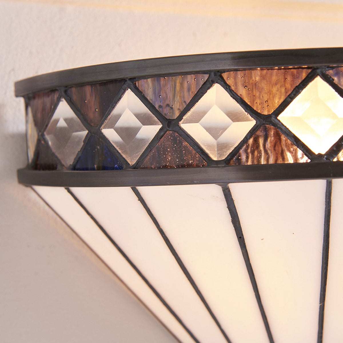 Fargo Tiffany Glass Wall Light