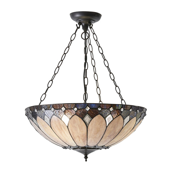 Brooklyn Tiffany Large Inverted Pendant Light
