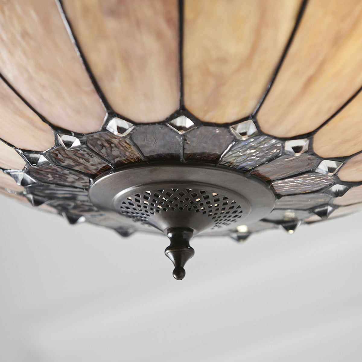 Brooklyn Tiffany Large Inverted Pendant Light