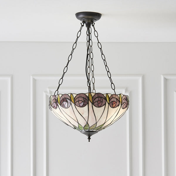 Hutchinson Tiffany Medium Inverted Pendant Light