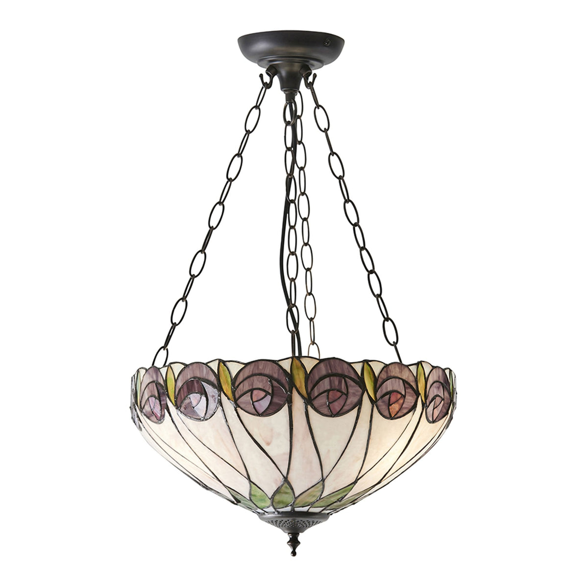 Hutchinson Tiffany Medium Inverted Pendant Light