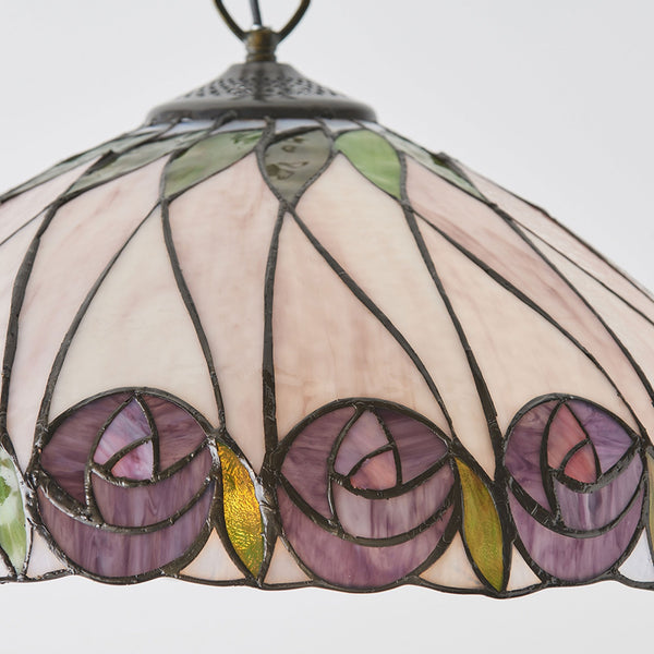 Hutchinson Tiffany Glass Medium Pendant Light