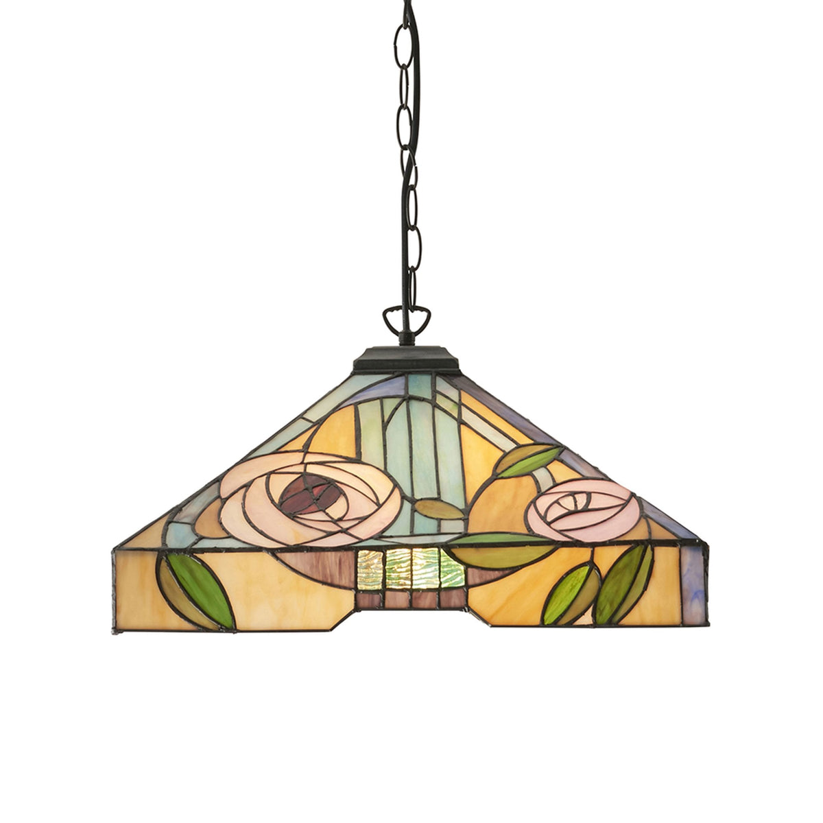 Willow Tiffany Glass Large Pendant Light