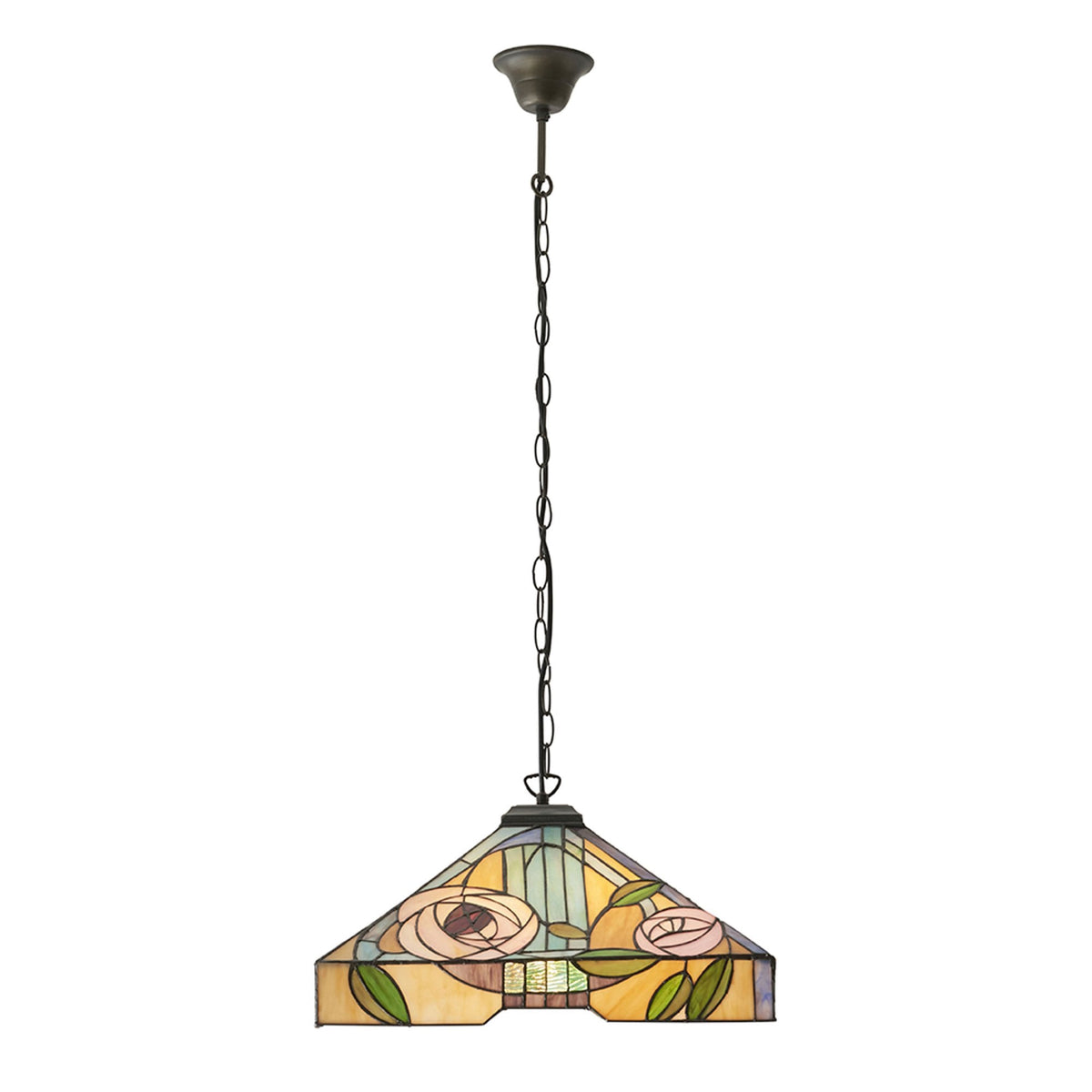 Willow Tiffany Glass Large Pendant Light