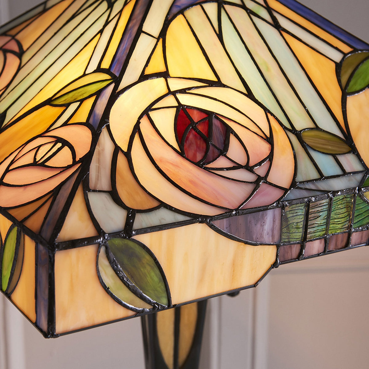 Willow Tiffany Glass Floor Lamp