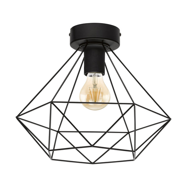 Tarbes Black Cage Ceiling Light