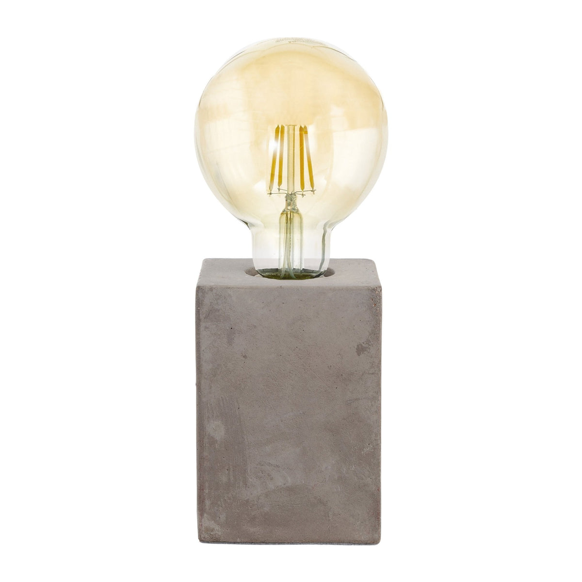 Prestwick Table Lamp in a Grey Concrete-Style Finish