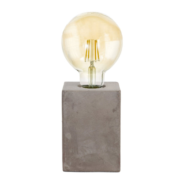 Prestwick Table Lamp in a Grey Concrete-Style Finish