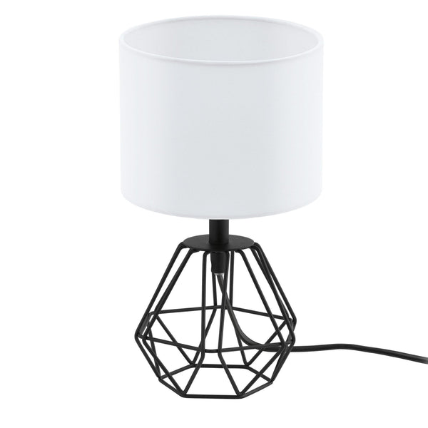 Carlton 2 Black & White Table Lamp