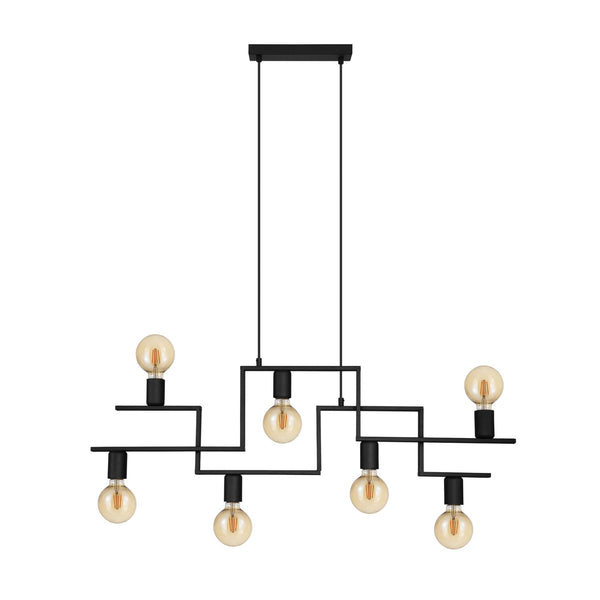 Fembard Seven Lamp Black Pendant