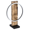 Boyal 12w LED Blackened Wood Table Light