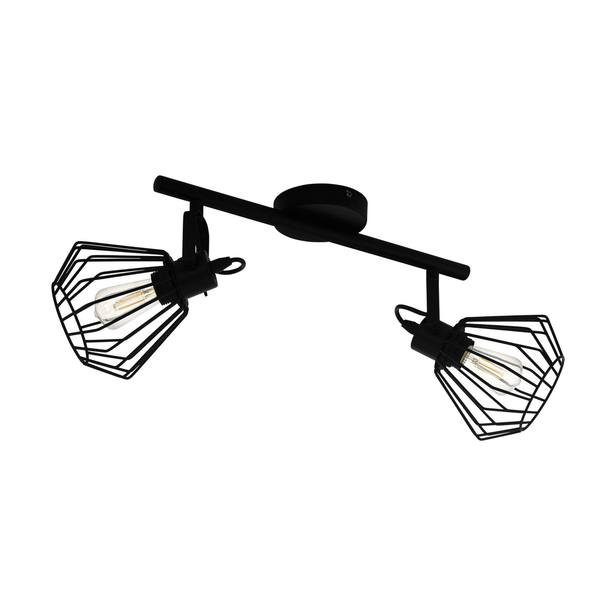 Tabillano Twin Ceiling Spotlight in Black