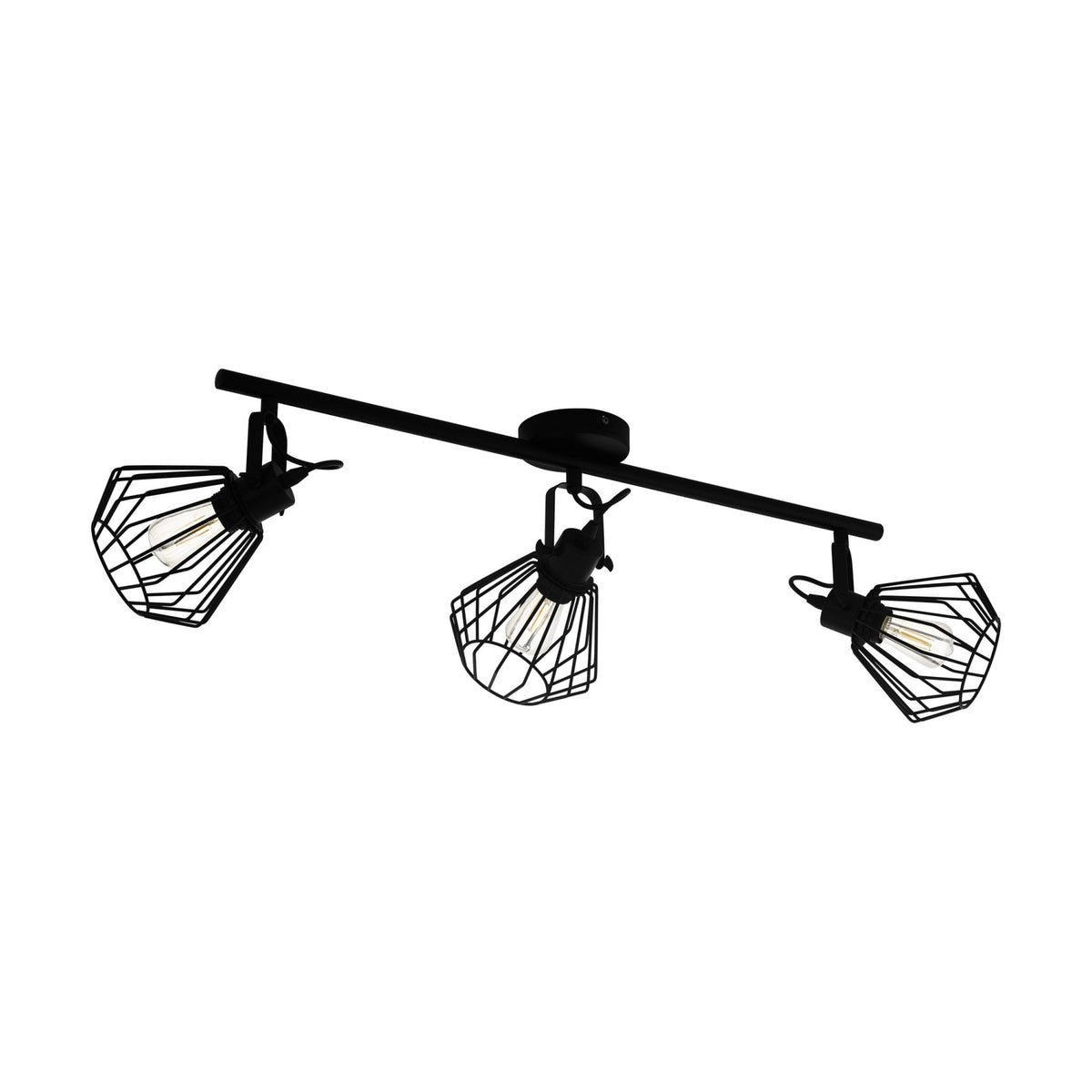 Tabillano Triple Ceiling Spotlight in Black