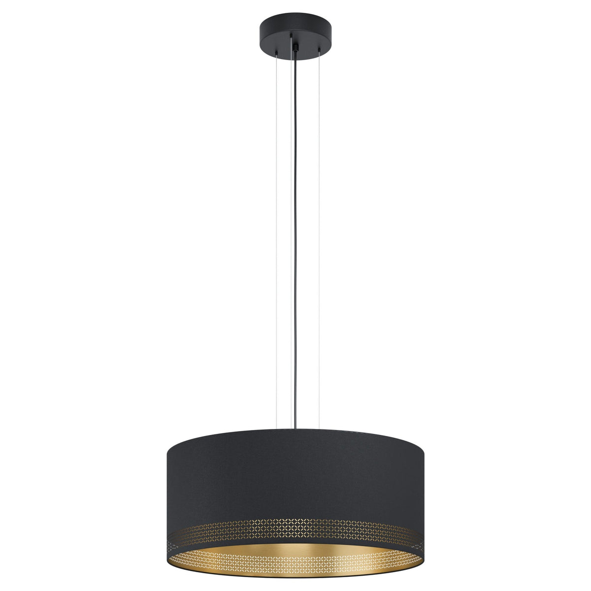 Esteperra 530mm Pendant in Black & Gold