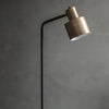 Mayfield Floor Lamp in Antique Brass and Matt Black