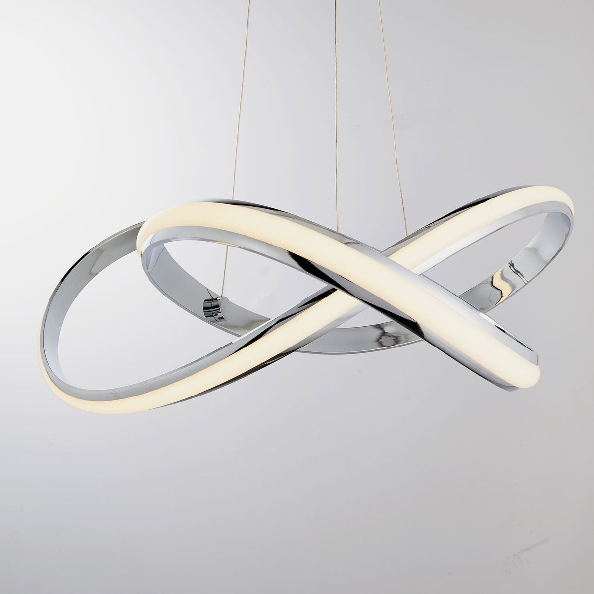 Aria LED Pendant Light in Chrome