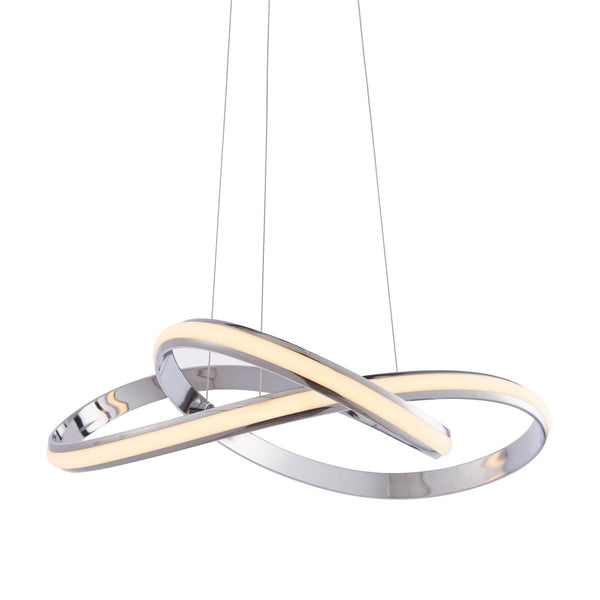 Aria LED Pendant Light in Chrome