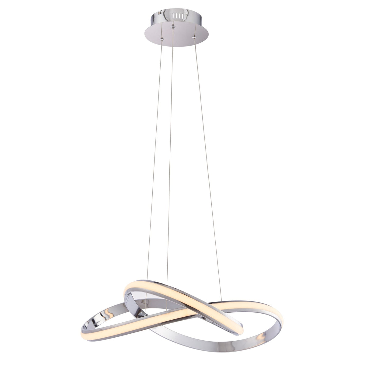 Aria LED Pendant Light in Chrome