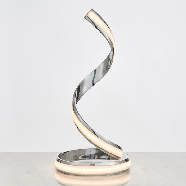 Aria 455mm LED Table Lamp in Chrome