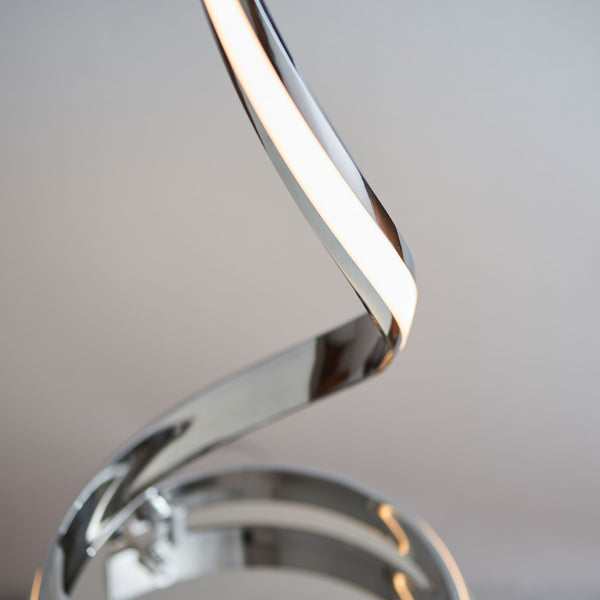 Aria LED Floor Lamp in Chrome